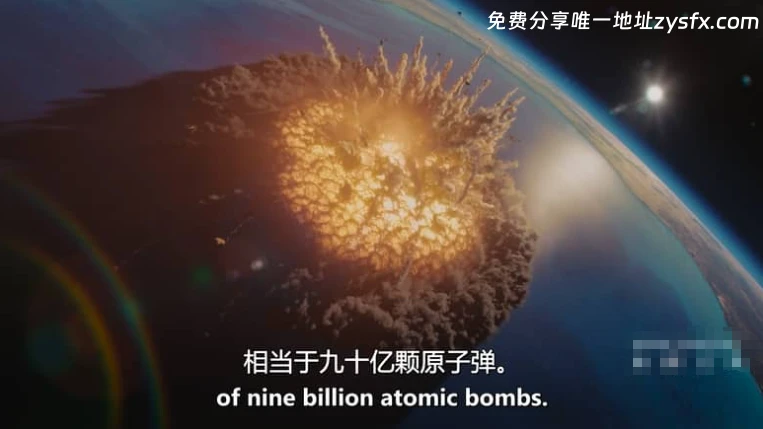 地球劫后重生史前生物纪录片画面