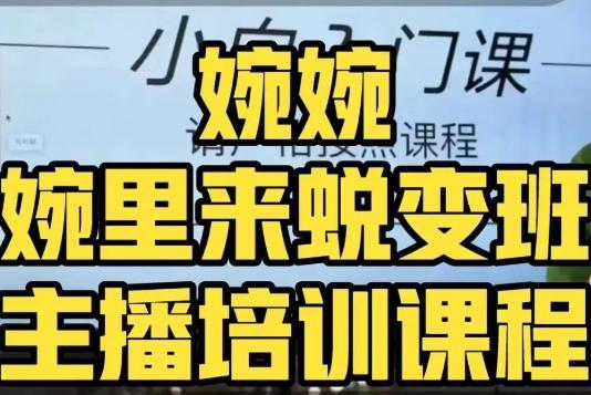 婉婉·婉里来蜕变班（主播课）全方位理解底层逻辑并灵活运用-网创