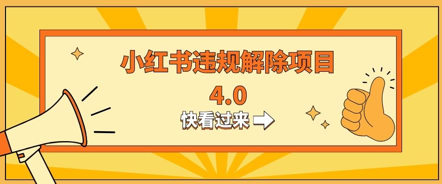 小红书违规掘金蓝海项目，日入800+（附带引流办法及解除办法）-网创