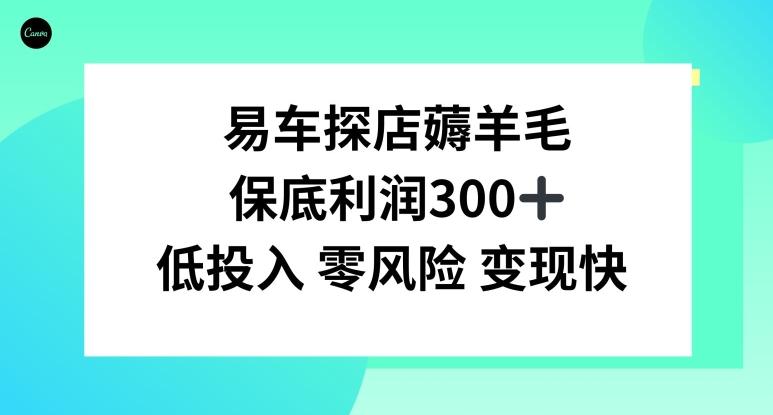 易车APP首页十亿补贴活动，选择到店补贴，保底利润300+-网创